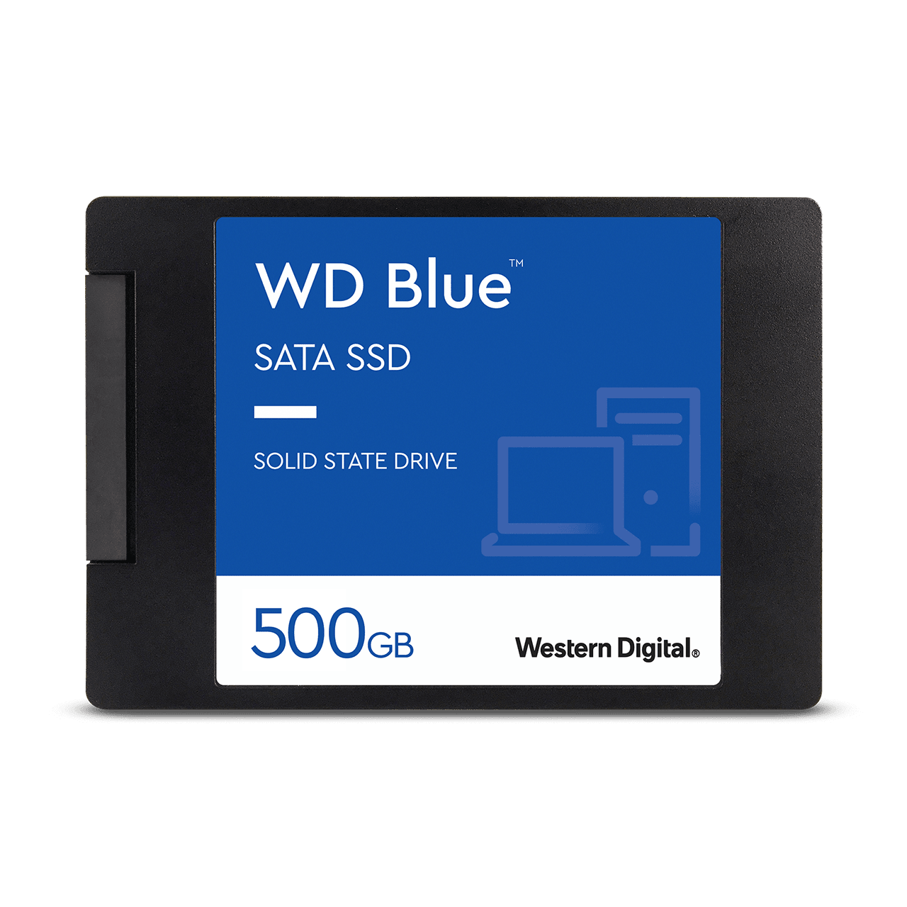 WD Blue 3D Nand Sata SSD 500GB Front