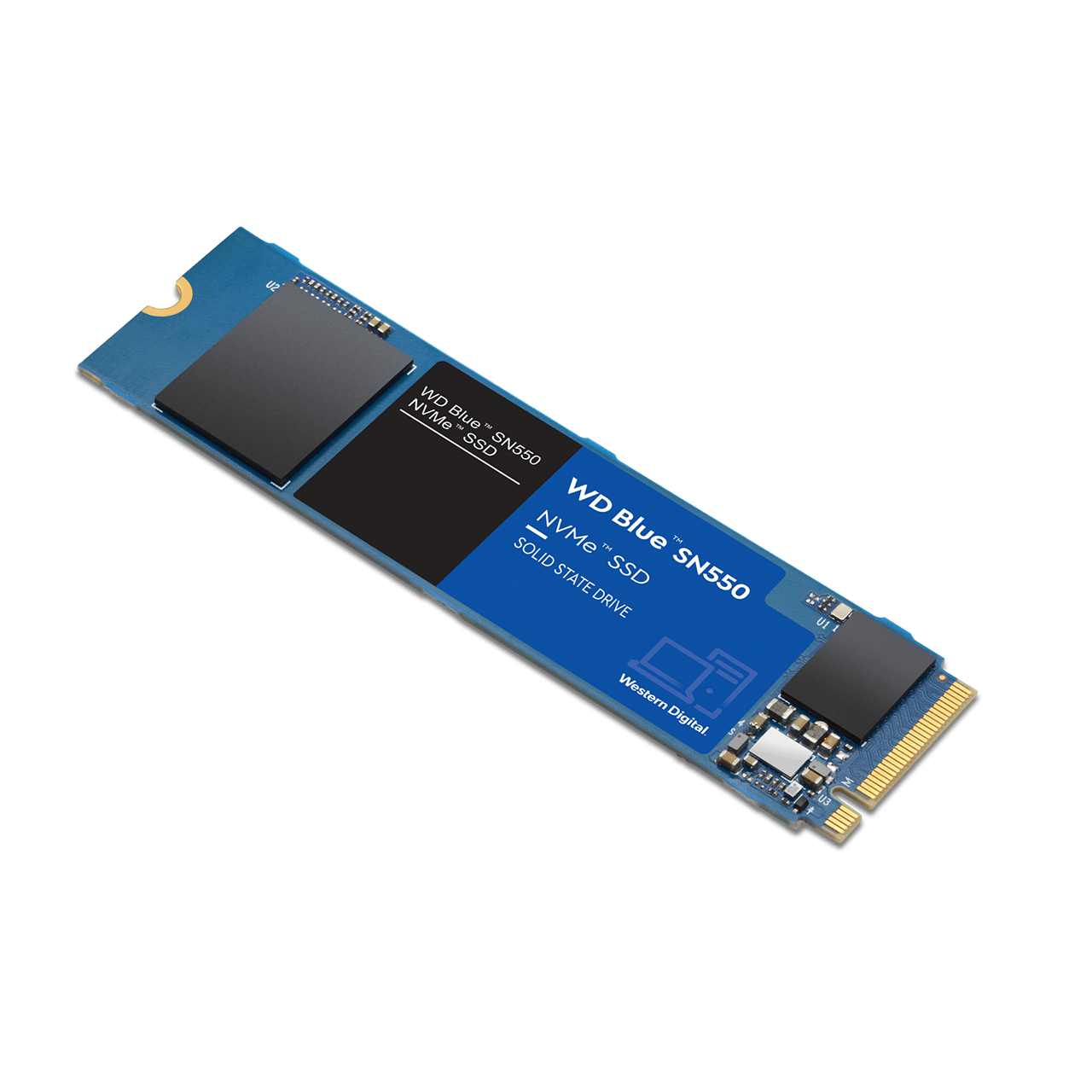 WD Blue SN550 SSD Angle